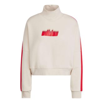adidas (WMNS) adidas Ski Chic Sweatshirts White IA3932