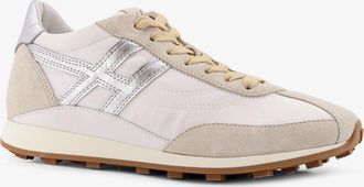 Hogan Womens Nylon And Suede Sneakers Grey Nylon-Suede Trainers Nylon/suede