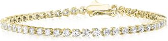 Vir Jewels 5 cttw Lab Grown Diamond Tennis Bracelet in 14K Yellow Gold For Women