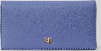 Lauren Ralph Lauren Portemonnaie aus echtem Leder in Blau, Gr&ouml;&szlig;e 1