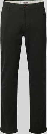 Jack & Jones Jack & Jones Slim Fit Hose mit Eingrifftaschen Modell MARCO in Oliv, Größe 28/32