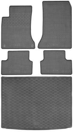 OEM Juego De Alfombrillas De Goma Para Coche Y Alfombrilla Para Maletero Para Mercedes Gla I Crossover (de Marzo De 2014 A Noviembre De 2019)