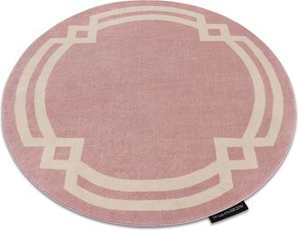 RugsX Alfombra Hampton Lux C&iacute;rculo Rosa Pink Circulo 140 Cm