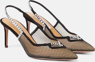 Aquazzura Forbidden Love 75 slingback pumps