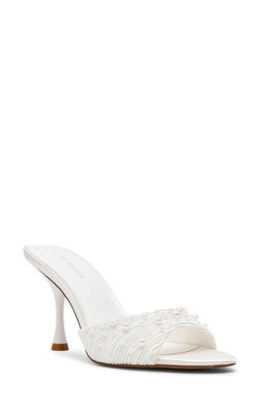 Steve Madden Santi Slide Sandal in White Pearl at Nordstrom, Size 8.5