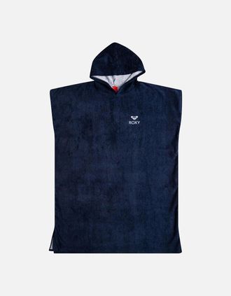 Roxy Womens Roxy Womens Sunny Joy Poncho - Navy - Size: 22/26/24/28/6/14/10/16/18/20/2/4/8/12
