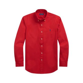 Polo Ralph Lauren Hombre, Camisas, Rojo, Talla: S