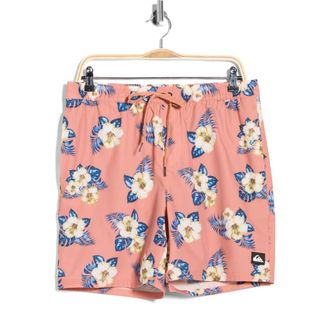 Quiksilver Snorkel Volley Swim Trunks in Canyon Clay at Nordstrom Rack, Size X-Large