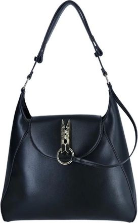 Love Moschino Tassen, Dames, Zwart, ONE Size, Leer, Schoudertas