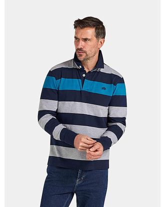 Raging Bull Raging Bull Contrast Chest Stripe Rugby