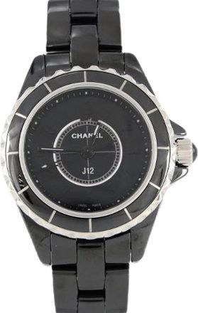 Chanel Pre-owned J12 Ceramic - Dames - Vintage Horloges - Zwart - ONE Size - Vintage