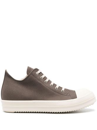 Rick Owens Low Sneaks sneakers - men - Fabric/Fabric/Rubber - 44 - Grey
