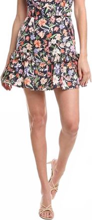 Hutch Carla Mini Dress In Navy Multi Tropical Garden