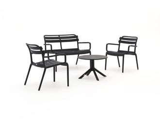 Forza Furniture Forza Vico/Rieti &oslash;60 stoel-bank loungeset 4-delig