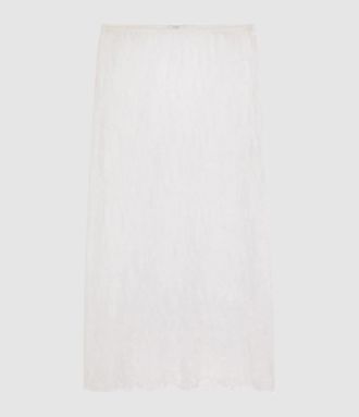 Roseanna Jupe Rose Blanc