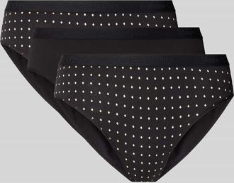 Marc O'Polo Slip aus Baumwoll-Mix im 3er-Pack in Black, Gr&ouml;&szlig;e XL