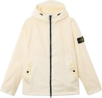 Stone Island HOODED 4100001 JACKET Size: XXL, colour: IVORY