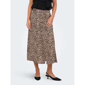 Only Bedrukte midi rok