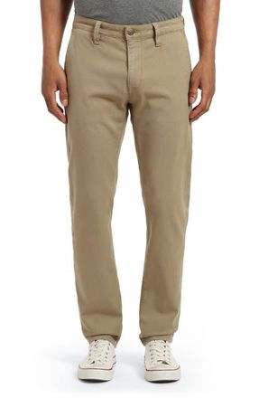 Mavi Milton Slim Fit Twill Chinos in Beige Luxe Twill at Nordstrom, Size 30 X 32