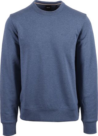 HUGO BOSS Mens H SHARPE SWEATSHIRT OPEN BLUE Cotton - Size X-Large