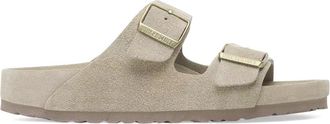 Birkenstock Arizona Narrow Fit - Dames - Sandalen - Beige - 44 EU - Leer - Schoenen
