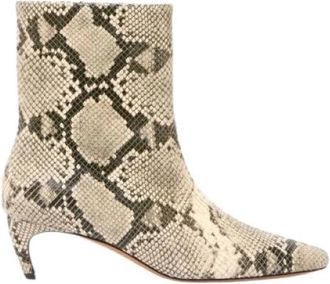 Marella Schoenen > Laarzen - Dames - Enkellaarsjes - Beige - 38 EU - Schoenen