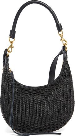 Rebecca Minkoff Darren Crescent Crossbody Bag in Black at Nordstrom Rack