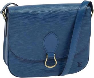 Louis Vuitton Tweedehands leren Louis Vuitton tassen - Dames - Vintage Schoudertas - Blauw - ONE Size - Leer - Vintage