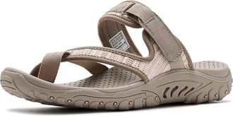 Skechers Reggae - (Toeloop) Womens Sandals Taupe/Multi : 7.5 B - Medium, Synthetic
