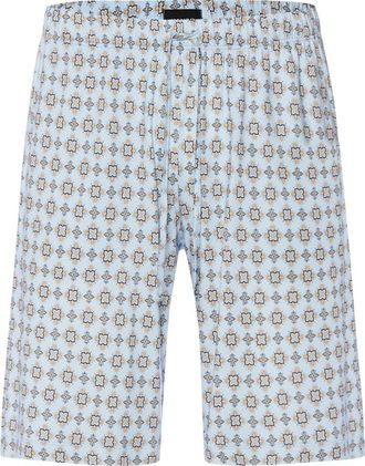 Hanro Night And Day Cotton Drawstring Shorts in Pumpkin Ornaments at Nordstrom, Size Xx-Large