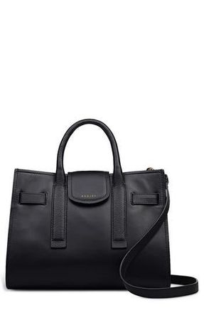 Radley London St. Pancras Lane Saffiano Leather Tote Bag in Black at Nordstrom Rack