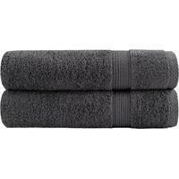 OEM Toallas Solund De Calidad Premium, Juego De 2, Antracita, 50 X 100 Cm, 600 G/m&sup2; - Crezuo