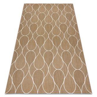 RugsX RugsX Flat Rug in Beige | Size: 160 cm x 230 cm