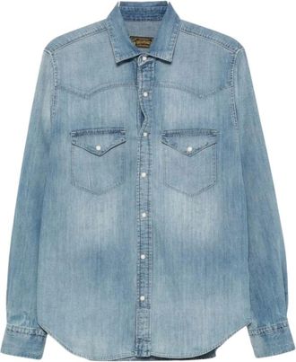 CHESAPEAKE'S Hombre, Camisas, Azul, Talla: L