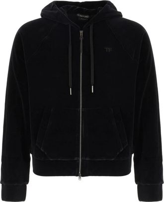 Tom Ford Zip-through Hoodie - Dames - Vesten met rits - Zwart - M - Hoodies & sweatvesten