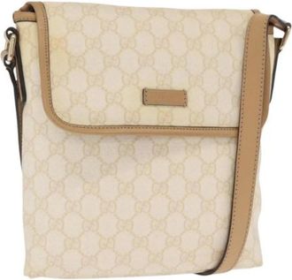 Gucci Pre-owned Cross Body Bags, female, White, Size: ONE SIZE Pre-owned Plastic Cross Body Bag