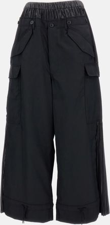 Junya Watanabe Black Cargo Baggy Trouser