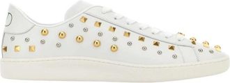 Valentino Garavani Royco Sneakers - Heren - Sneakers - Wit - 40 EU - Leer - Schoenen