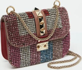 Valentino Pre-owned Rockstud Mini Bag - Dames - Vintage Mini Tas - Veelkleurig - ONE Size - Leer - Vintage