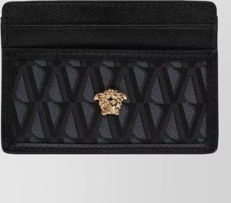 Versace card holder jellyfish textured pattern design