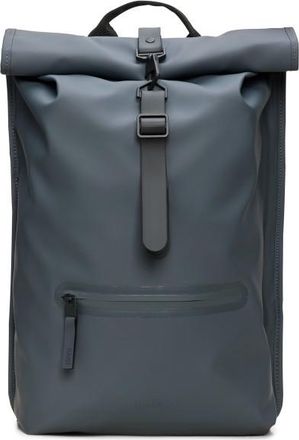 Rains Rolltop Rucksack W3 17 Daypack - Unisex | blau