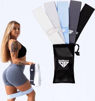 OEM Bandas De Resistencia De Tela Para Fitness - Mini Banda Deep Ocean