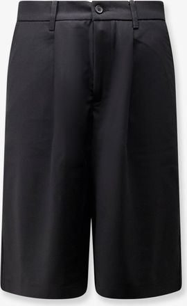 Woodbird Mens Bermuda Shorts Viscose Blend Black Polyester