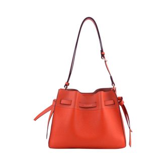 Pourchet Tassen, Dames, Rood, ONE Size, Leer, Blossom Crossbody Bag