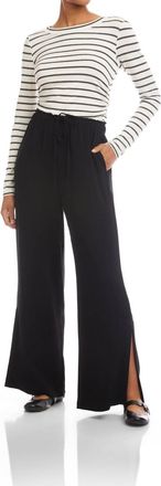 Fifteen Twenty Helen Wide-Leg Pants In Black
