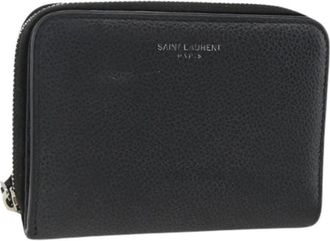 Saint Laurent Pre-owned Wallets, female, Black, Size: ONE SIZE Pre-owned Vintage Bifold Wallet