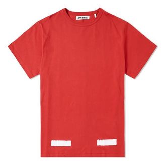 Off-white Brushed Diagonal S/S T-Shirt OMAA002F161850102001