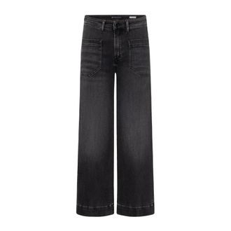 Raffaello Rossi Dames, Jeans, Grijs, Maat: S Katoen