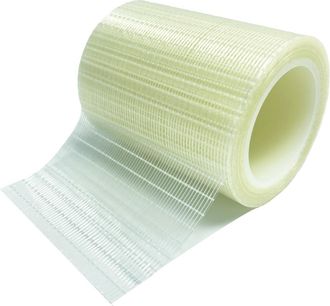 OEM Cinta Adhesiva De Fibra De Vidrio - Refuerzo Y Flejado, Cinta Reforzada, Reforzada, Filamento De Embalaje - 10 Cm X 50 M, Transparente