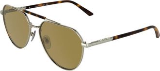 Calvin Klein CK26100S 716 Mens Sunglasses Gold Size 59
